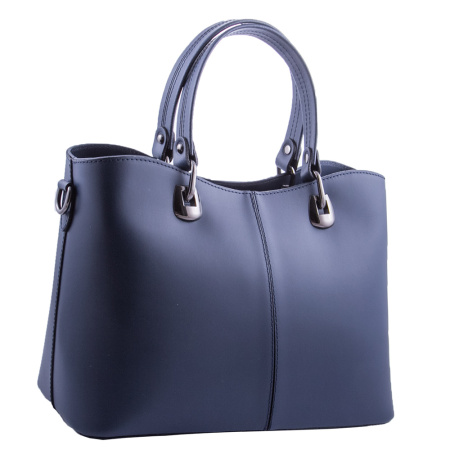 Сумка женская кожаная Genuine leather 22204 синяя
