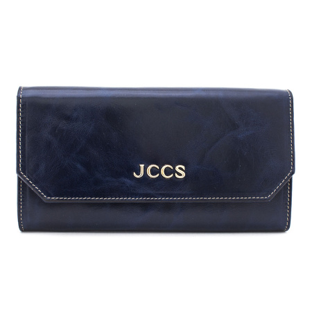 Кошелек женский кожаный JCCS 8042 синий