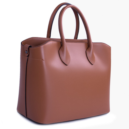 Сумка женская форматная из натруальной кожи Genuine leather B-GE23912 рыжая