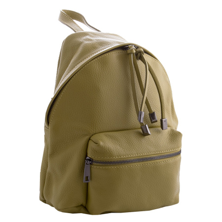 Рюкзак женский городской кожаный Genuine leather RU-GE20898 фисташковый