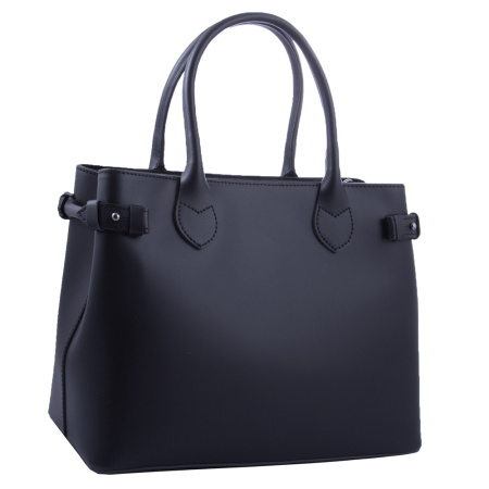 Сумка женская кожаная Genuine leather 21854 черная