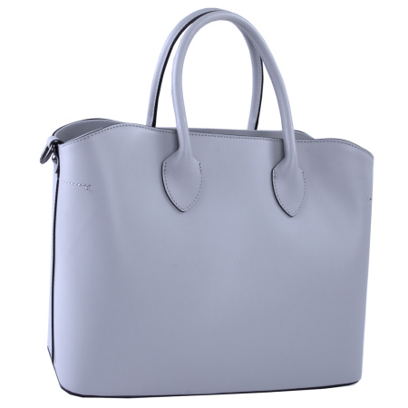 Сумка женская кожаная Genuine leather 23271 серая