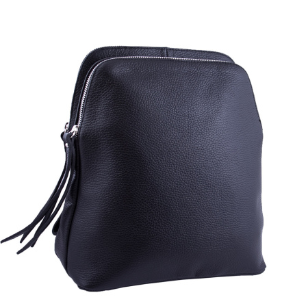 Рюкзак женский кожаный Genuine leather 16826 черный