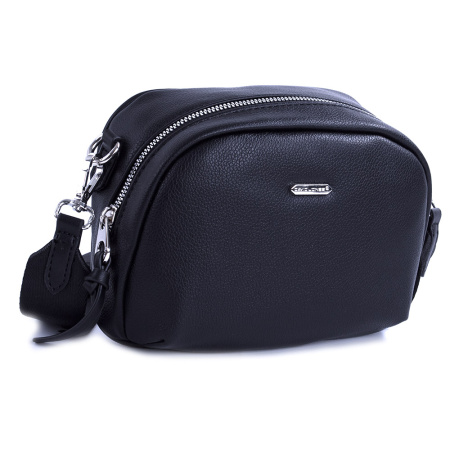 Сумка женская кросс боди из кожзаменителя David Jones B-DJ23630 черная