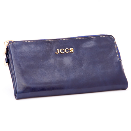 Кошелек женский кожаный JCCS 3531 синий 