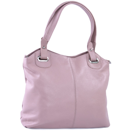 Сумка женская кожаная Genuine leather 23270 пудровая