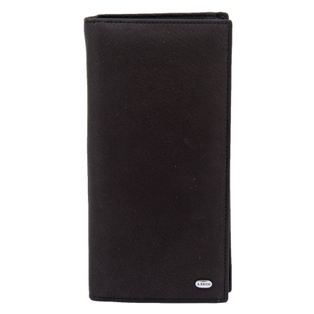 Кошелек мужской кожаный купюрник Alfa Ricco W-AR12938 черный 