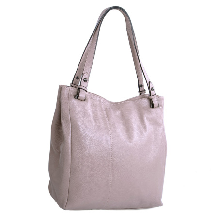 Сумка женская из натуральной кожи Genuine leather 24701 пудра