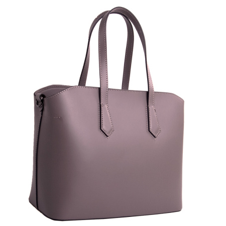 Сумка женская из натуральной кожи Genuine leather 25554 темный тауп