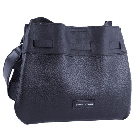 Сумка женская кросс боди из экокожи David Jones 22811 черная