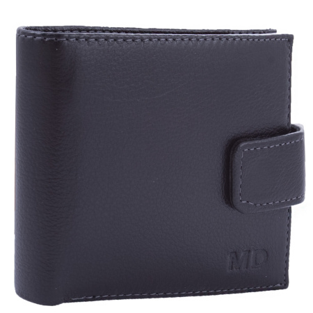 Кошелек мужской кожаный MD W-MD21815 черный