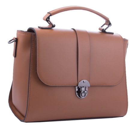 Сумка женская кожаная Genuine leather 21860 рыжая