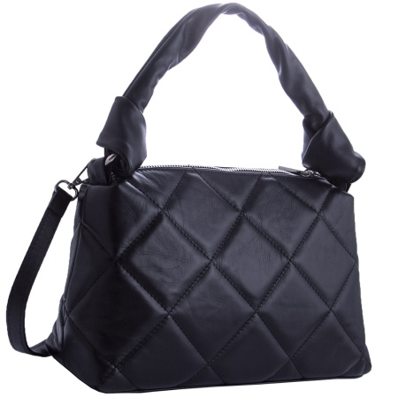 Женская сумка кросс-боди из мягкой кожи Genuine leather 20482 черная
