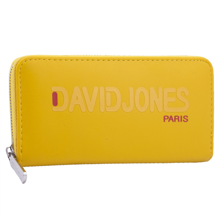Кошелек женский из кожзаменителя David Jones 17781 желтый