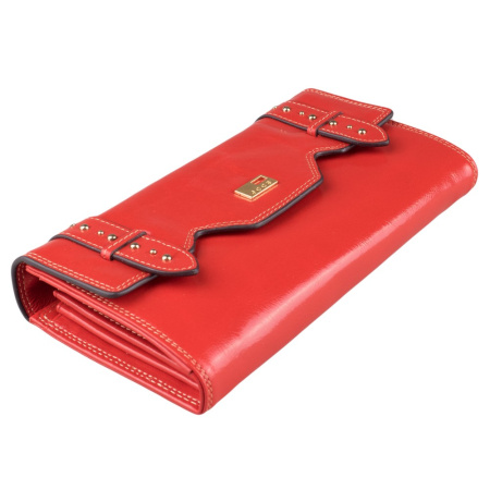 Кошелек женский кожаный JCCS 6467 красный 