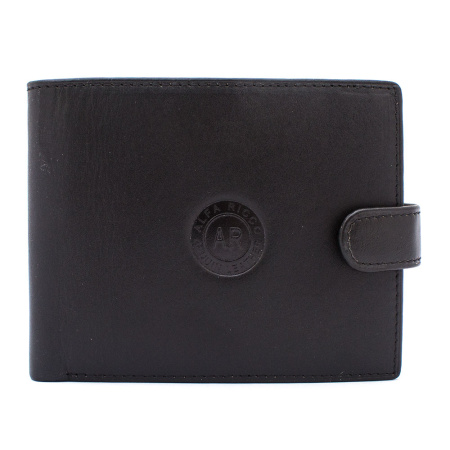 Кошелек мужской кожаный Alfa Ricco W-AR08786 черный 