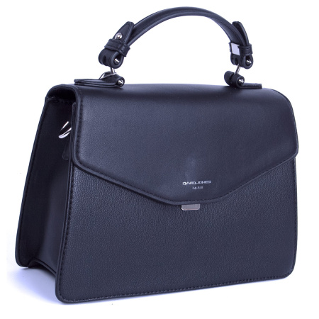 Сумка женская кросс боди из кожзаменителя David Jones B-DJ22527 черная