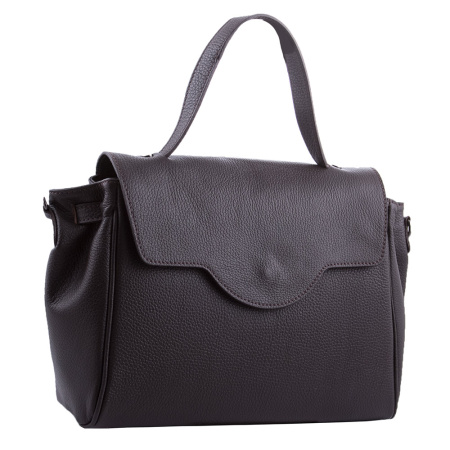 Сумка женская кожаная Genuine leather 22284 коричневая