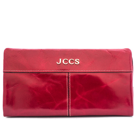Кошелек женский кожаный JCCS 3536 бордовый