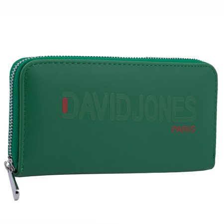 Кошелек женский из кожзаменителя David Jones 17779 зеленый
