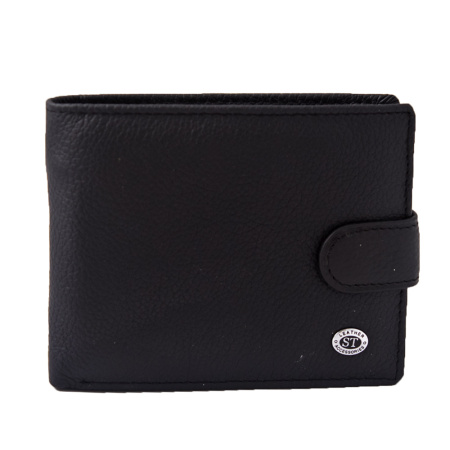 Кошелек мужской кожаный ST W-ST-01405 черный 