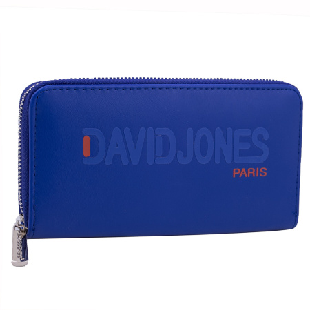 Кошелек женский из кожзаменителя David Jones 17777 синий
