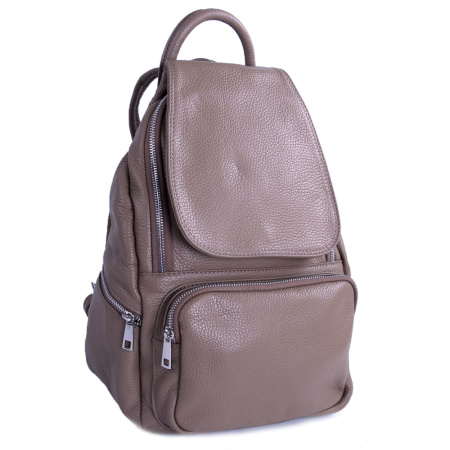 Рюкзак женский городской из натуральной кожи Genuine leather RU-GE23920 тауп