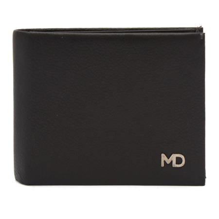 Кошелек мужской кожаный MD 04736 черный 