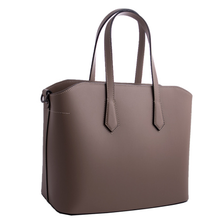 Сумка кожаная женская Италия Genuine leather 19086 тауп