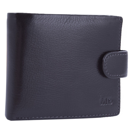 Кошелек мужской кожаный MD W-MD21817 черный