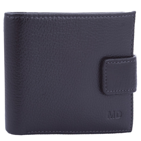 Кошелек мужской кожаный MD W-MD21812 черный