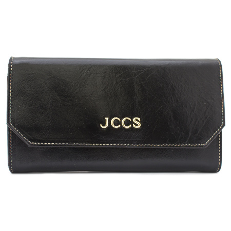 Кошелек женский кожаный JCCS 7105 черный 